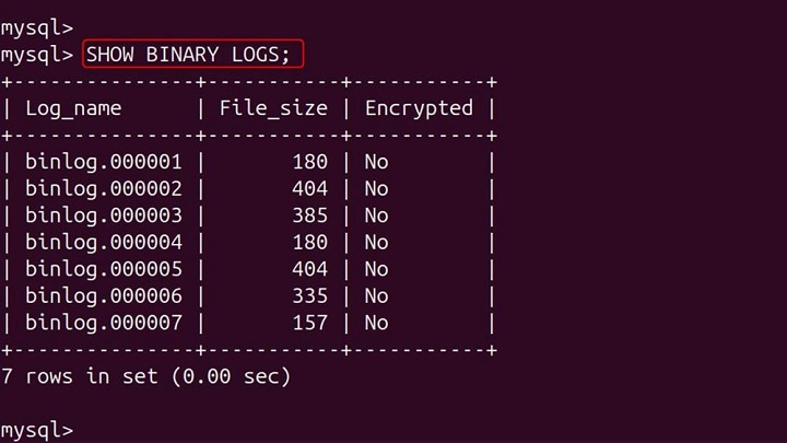 mysqlbinlog Command in Linux4