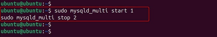 mysqld_multi Command in Linux10