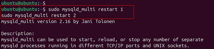 mysqld_multi Command in Linux13