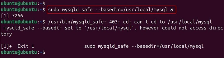 mysqld_safe Command in Linux3
