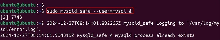 mysqld_safe Command in Linux9