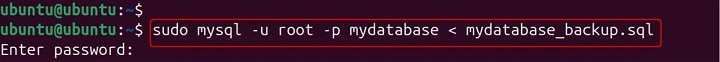 mysqldump Command in Linux7