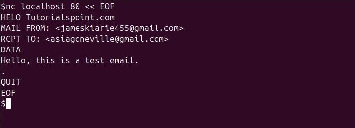 nc Command in Linux6