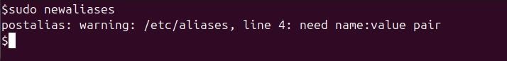 newaliases Command in Linux8