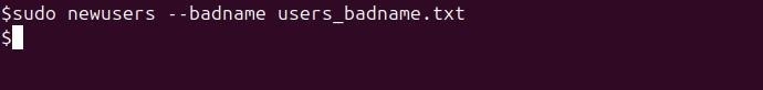 newusers Command in Linux2