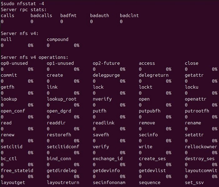 nfsstat Command in Linux7