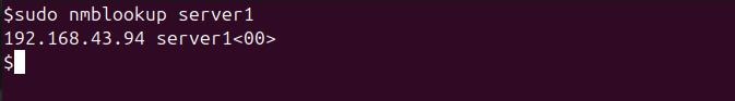 nmblookup Command in Linux1
