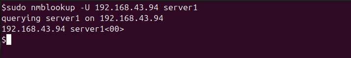 nmblookup Command in Linux3