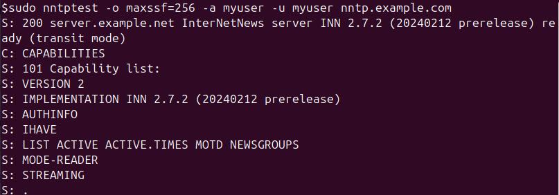 nntptest Command in Linux5