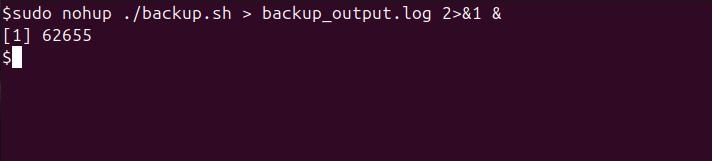 nohup Command in Linux1