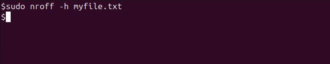 nroff Command in Linux3