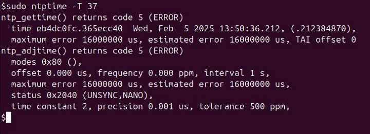 ntptime Command in Linux4