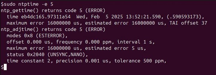 ntptime Command in Linux6