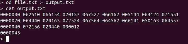 od Command in Linux10