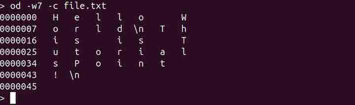 od Command in Linux9