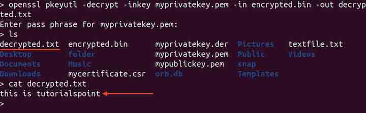 openssl Command in Linux11