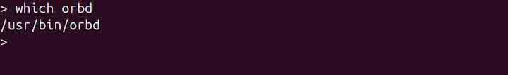 orbd Command in Linux1