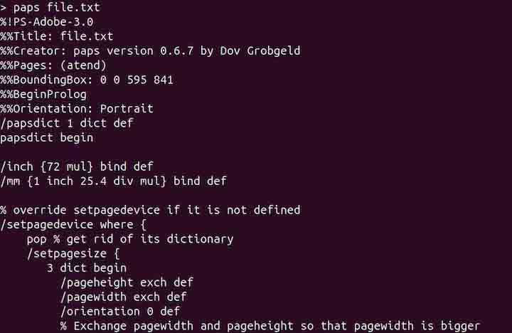 paps Command in Linux2