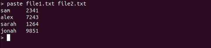 paste Command in Linux2