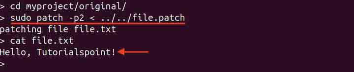 patch Command in Linux7