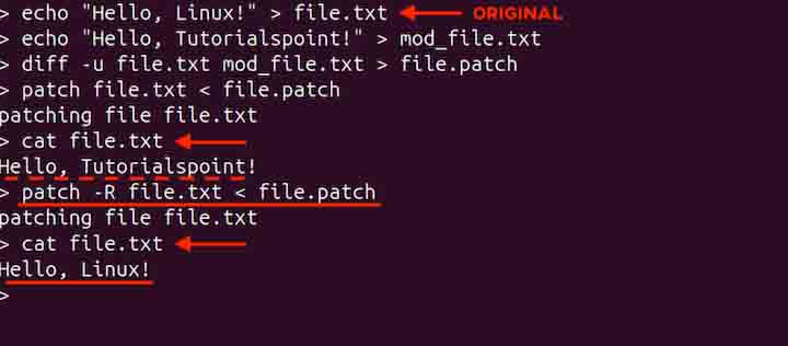 patch Command in Linux8