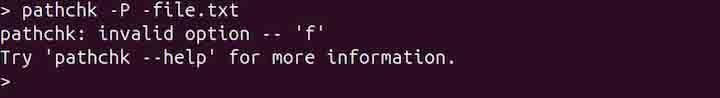 pathchk Command in Linux4