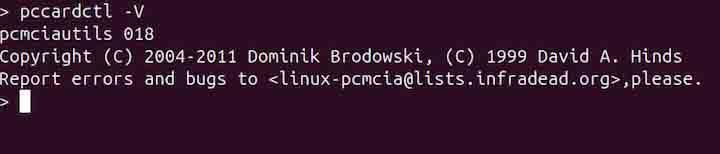 pccardctl Command in Linux1