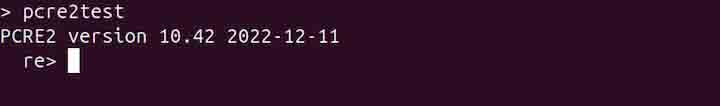 pcretest Command in Linux2