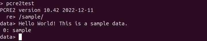 pcretest Command in Linux4