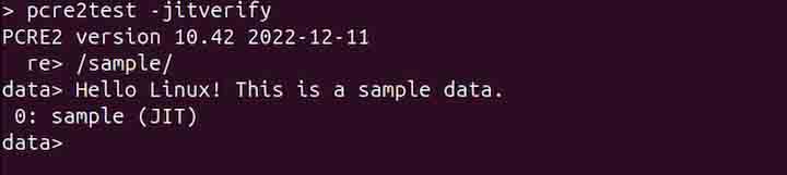 pcretest Command in Linux9