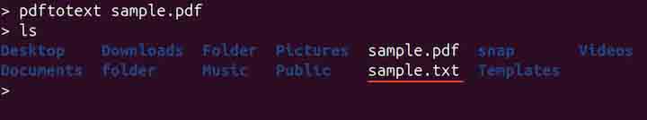 pdftotext Command in Linux1