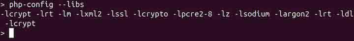 php-config Command in Linux4