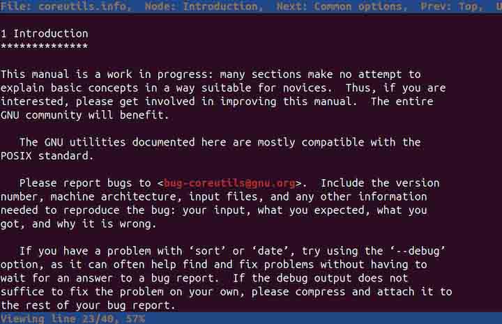 pinfo Command in Linux4