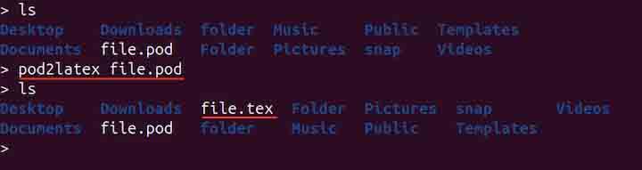 pod2latex Command in Linux2