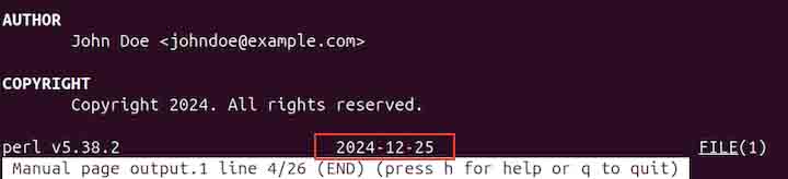 pod2man Command in Linux5