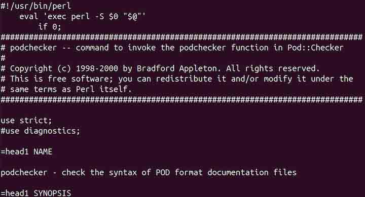 podchecker Command in Linux4