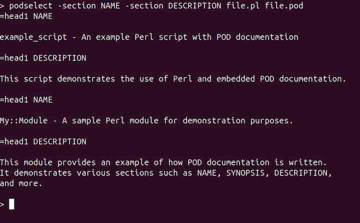 podselect Command in Linux5