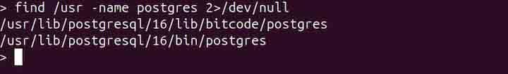 postgres Command in Linux1