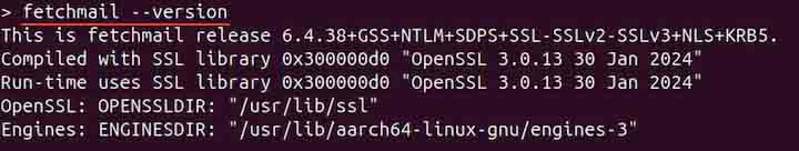 Prerequisites to Use fetchmail Command