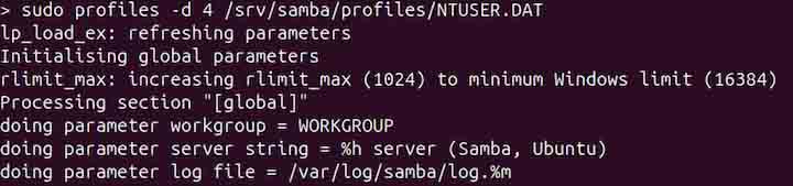 profiles Command in Linux3