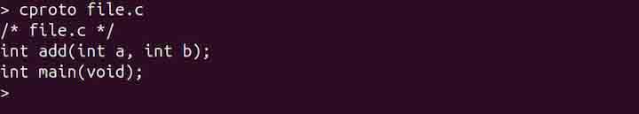 protoize Command in Linux3