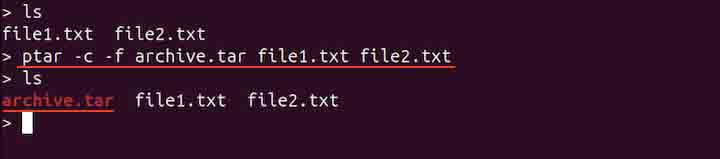 ptar Command in Linux2