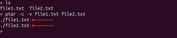 ptar Command in Linux5