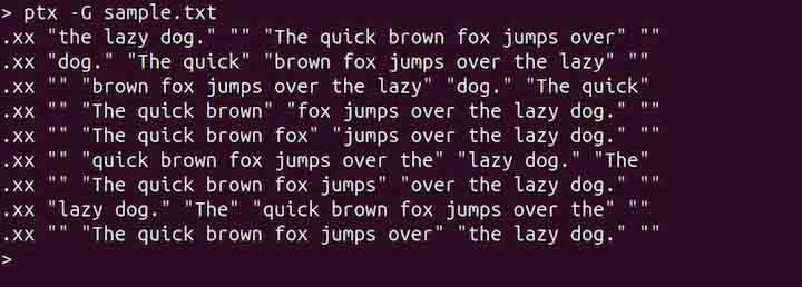 ptx Command in Linux3