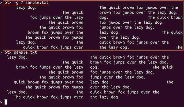ptx Command in Linux7