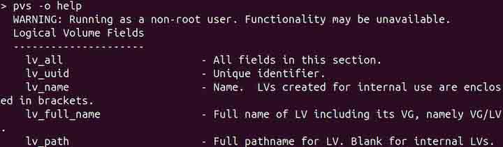 pvchange Command in Linux5