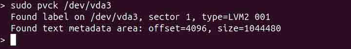 pvck Command in Linux1