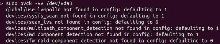pvck Command in Linux2