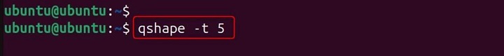 qshape Command in Linux16