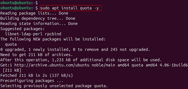 quota Command in Linux1